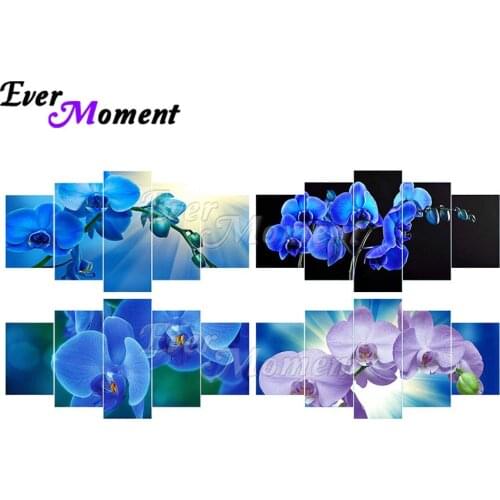 Ever Moment Diamond Painting Floral Diamond Display Multi-picture Handmade Mountain Picture Embroidery Mosaic Gift 1M042