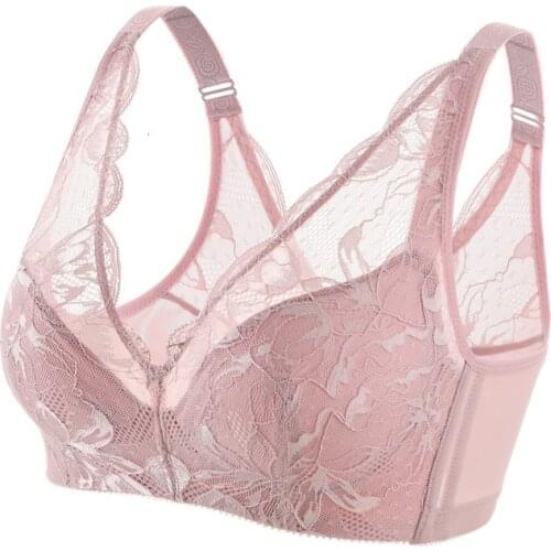 Big Size Lace Bralette Push Up Bra Lingerie Plus Size Sexy Brassiere Underwear B C D E Bh Plus Bras For Women