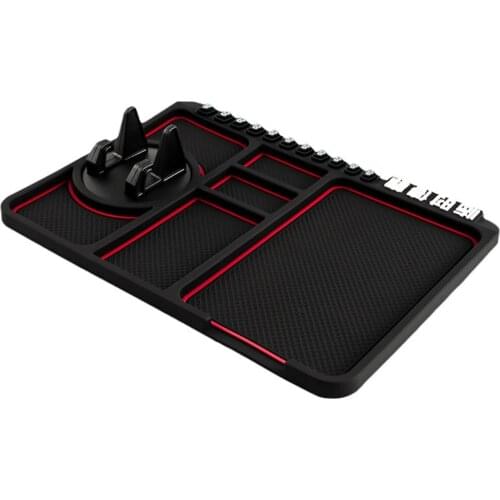 Multifunctional Car Anti-Slip Mat Auto Phone Holder Non Slip Sticky Anti Slide Dash Phone Mount Silicone Dashboard Car Pad Mat