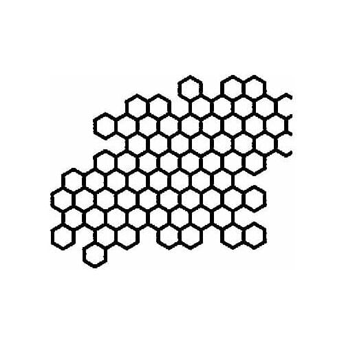 15.5CM*12.4CM Unusually Beautiful Bee Hive Delicate Nice Vinyl Decal Lovely Car Sticker Suitcase sticker