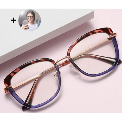 Women TR90 Eyewear Glass Student Glasses Frame Teens Anti-blue Ray Spectacles Optician Photochromic Lens Spring Eyeglasses