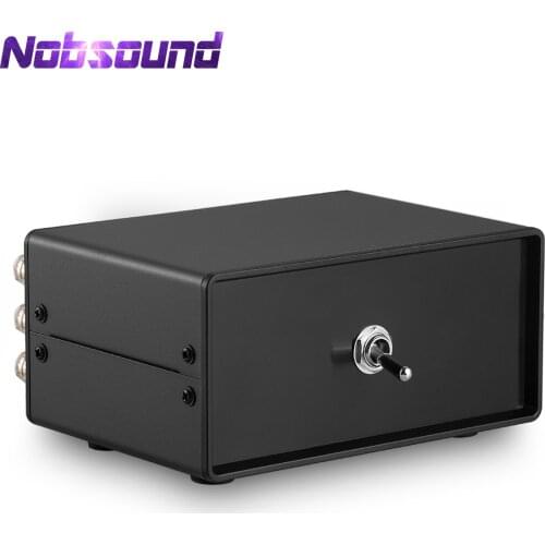 Nobsound Passive 4 Channel Stereo Audio Source / Amplifier / Speaker Switch Selector Box Distributor Splitter