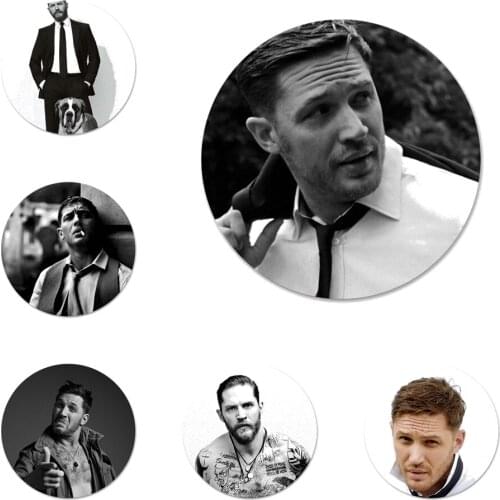 58mm Tom Hardy Popular Custom Icons Pins Badge Decoration Brooches Metal Badges For Backpack Decoration