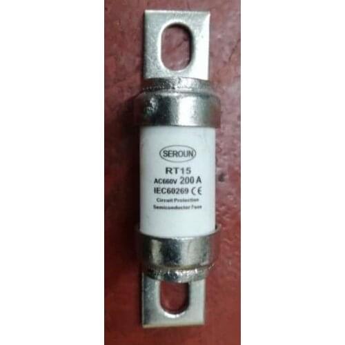 Fuses: RT15 AC660V 200A / RT15 AC660V 125A / RT15-200/2200 415/550V 150A gG