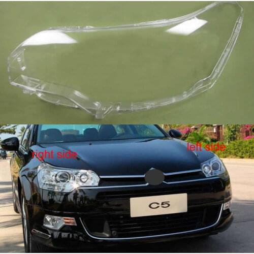 For Citroen C5 2010 2011 2012 2013 2014 2015 2016 Headlight Transparent Cover Lampshade Headlamp Shell Lens Headlight Glass