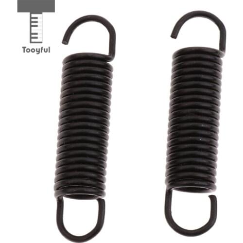 Tooyful 2 Pieces Carbon Steel Bass Drum Pedal Springs Hammer Mallet Springs for Drummer Assembly Drum Hardware 55mm/2.16inch