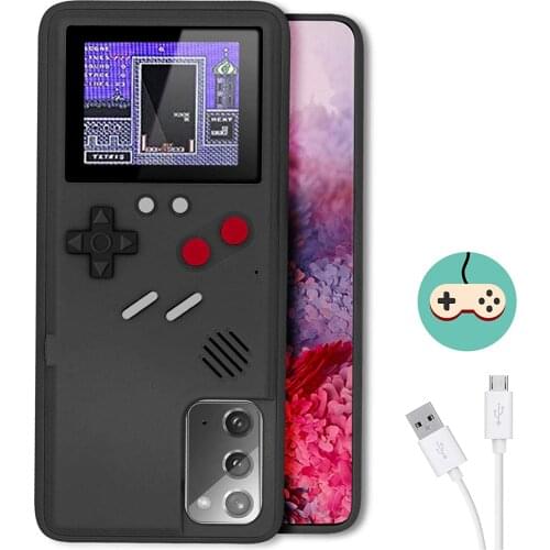 Retro Game Console Case for Samsung, Gameboy Case Playable Phone Case with 36 Built-in Classic Games for Galaxy S10 Plus