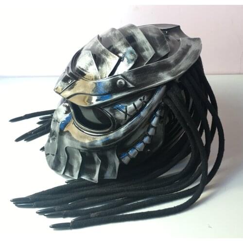 Iron Soldier Helmet Alien Predator Full Helmet Personality Helmet Motorcycle Male Locomotive Cool Science Fiction