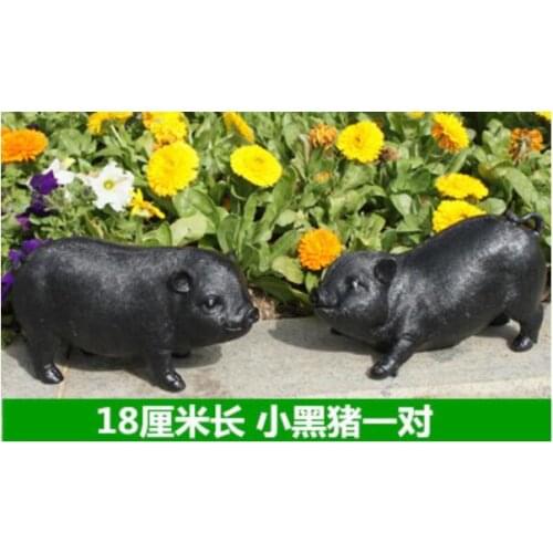 SMALL PIG AND PIG DECORATION OUTDOOR COURTYARD PARK CREATIVE HOME ANIMAL RESIN SCULPTURE CRAFT SET SCULPTURE CRAFTS STATUE HOME