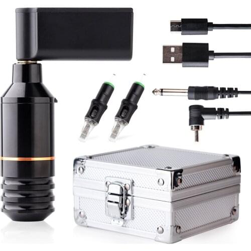 Yilong Supply Tattoo Machine And Mobile Power Kit Top Class Motor With 17th Generation Rotating Tattoo Pen Yilong Supply