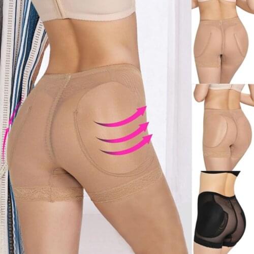 Women Hip Pads High Waist Trainer Shapewear Body Tummy Shaper Fake Ass Butt Lifter Booties Enhancer Booty Lifter Thigh Trimmer