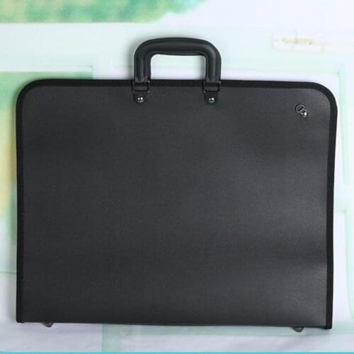 A3 Waterproof Black Portfolio Case Design Artwork Painting Folder Bag