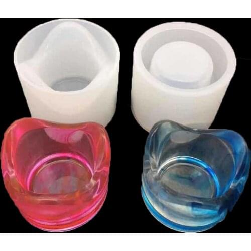 Smokeless Aromatherapy Wax Melt Candle Making Irregular Holder Molds Candlestick Containers Resin Mold Art Craft Tools