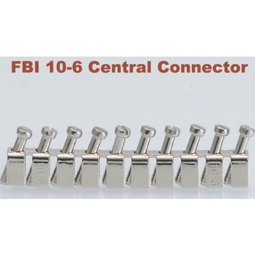 10/30/50pcs FBI10-6 Central Connector short circuit connection strip for UK2.5B UK5N UK-TWIN UKK5 Din Rail Terminal block Parts
