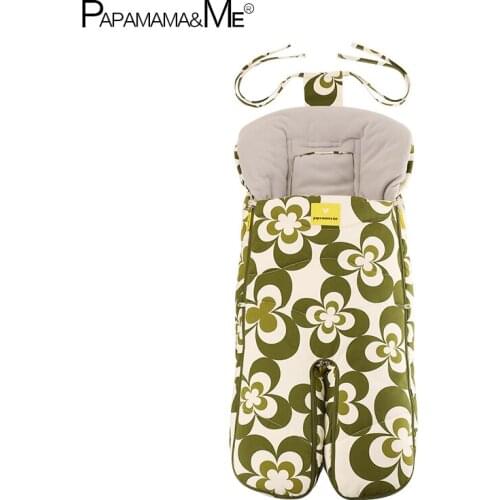 Papamame baby strollers warm-keeping sleeping bag leg-style foot cover -winter wind cold warm-up baby stroller accessories