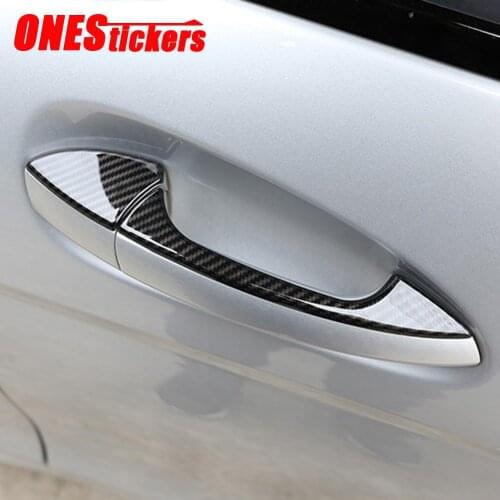 For Mercedes Benz A B C E GLK ML GLE GL GLS CLA Class W176 W246 W204 W212 W166 Car Exterior Door Handle Bowl Trim Cover Stickers