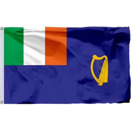 Ireland Yacht Club Flag 90x150cm 3x5ft 120g 100D Polyester Double Stitched High Quality Banner Ensign Free Shipping