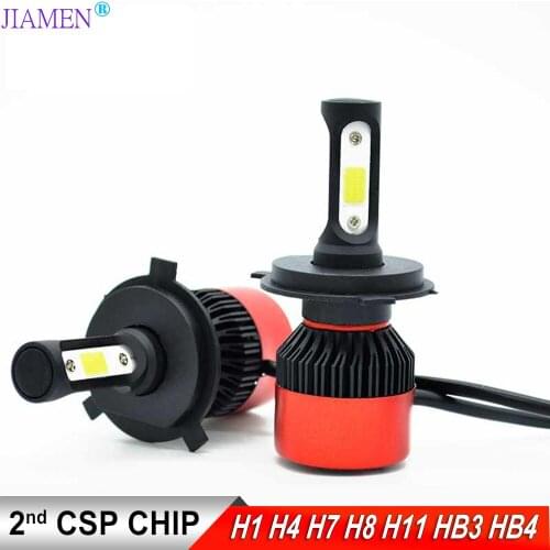 FUXUAN 4 Side CSP 72W 8000lm LED Bulb H4 H7 H11 H13 HB3 9005 HB4 9006 9004 9007 Car Headlight Auto Headlamp Light 12V 24V