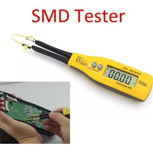 HP-990B Digital multimeter Resistor Capacitance SMD Tester Meter Multimeter Smart tweezer multimeter Tester Multimeter
