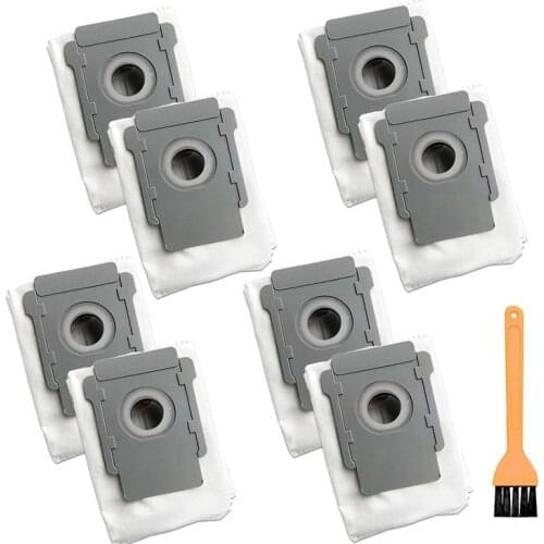 8 Pack Vacuum Bags for IRobot Roomba I7 I7+/Plus S9+ (9550) I & S Series Clean Base Automatic Dirt Disposal Bags