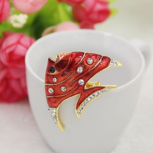 Cute Pins Enamel Pin Lovely Cute Brooches Mujer Safety Metal Pin Rhinestone for Women Gril Child Epaulette Bijou Spille Da Donna