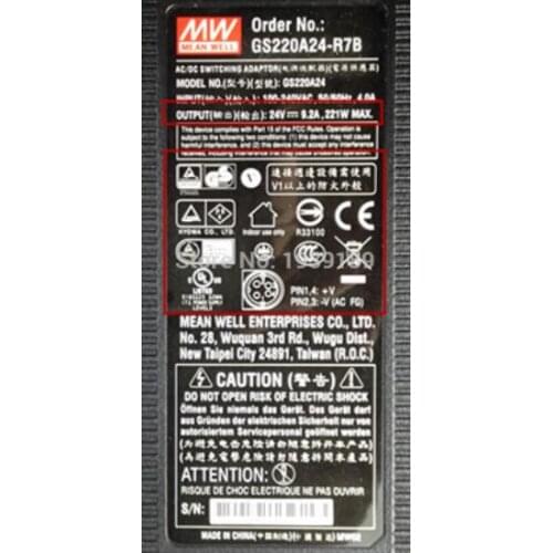 MW for Ultimaker 2 UM2 Extended Power Supply 3D Printer Parts TaiWan 24V