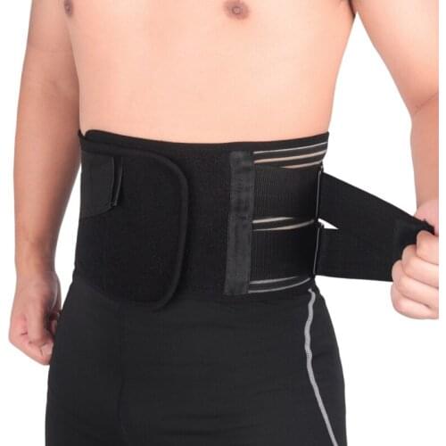 Lumbar Waist Support Belt Strong Lower Back Brace Corset Belt Waist Trainer Sweat Slim Belt Sports Safety