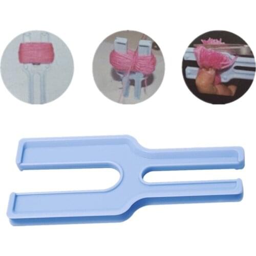 Simple Pompom Maker Fluff Ball Weaver Needle Weaving Wool Knitting Tool Sewing Accessories