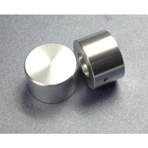 1 piece 38mm knob for amplifier aluminum knob audio potentiometer Screw fixing