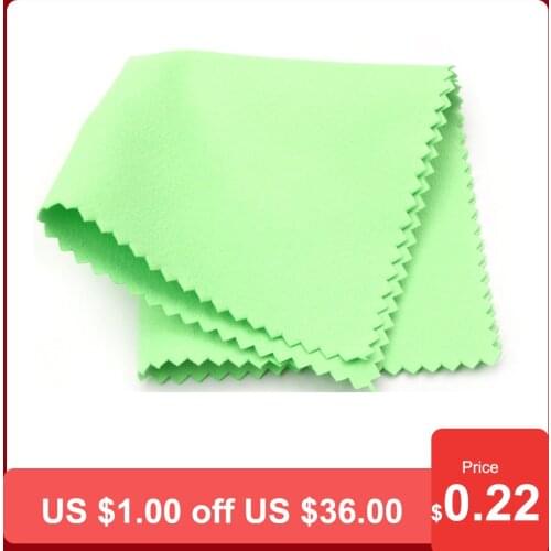 Musical Instruments Cleaning Polishing Cloth 15cm*15cm Size Double-Sided Soft Microfiber Cloth Musical Instrument Accessories