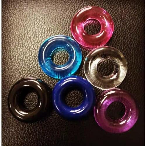 10pcs/set Silicone Durable Penis Ring Adult Men Ejaculation Delay Cock Rubber Rings Penis Enlargement Sex Toys For Male Sex Ring