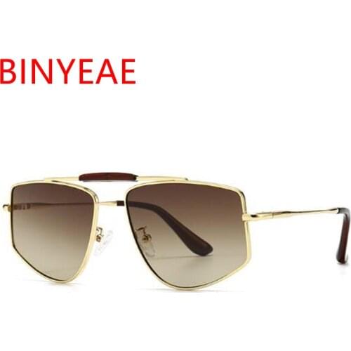 Classic Square Sunglasses Men Brand Designer Punk Vintage Sun Glasses For Men Gradient Brown Oculos Trendy Eyewear UV400