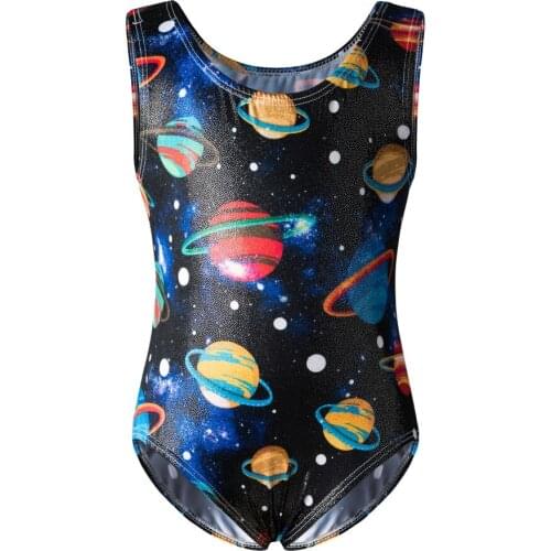 Leotards for Girls Teenage Sparkly Gymnastics Unitards Biketard Child Kids Ballet Dance Costume