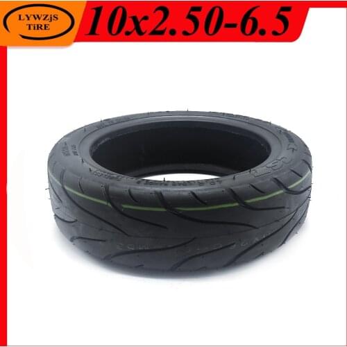 High Quality 10x2.50-6.5 Tubeless Tyre 10 Inch Vacuum Wheel Tire for Electric Scooter Accessories