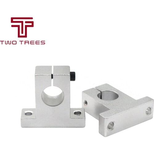 1Pcs SK8 SK10 SK12 SK16 SK20 SK25 SH8A 8mm Linear Ball Bearing Rail Shaft Side Blocks Support XYZ Table CNC 3D Printer Part