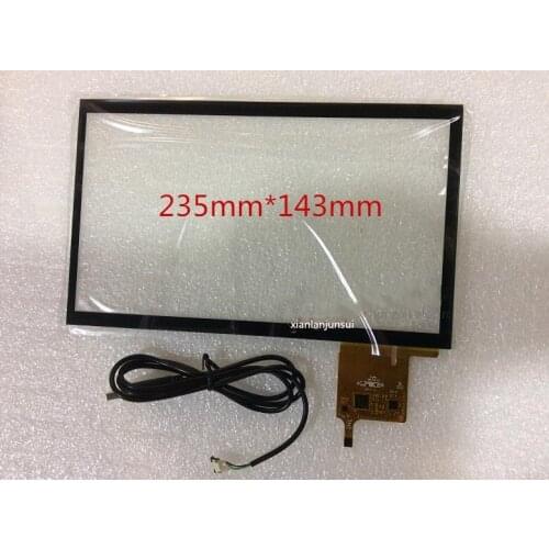 10.1 inch 16:9 1366 * 768 and 1024 * 600 10-point capacitive touch LCD panel free drive Win7 Win8 Win10 LINUX universal
