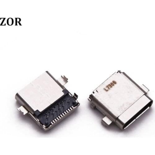 10pcs Portable DC Jack Power Cable Socket Connector Port Cable Charging Port For Dell Xps12 9250 Xps12d 9q23 9q33 TYPE-C USB