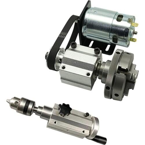 775 DC Motor Chuck 65mm Tailstock for DIY CNC Router Engraver Milling Machine