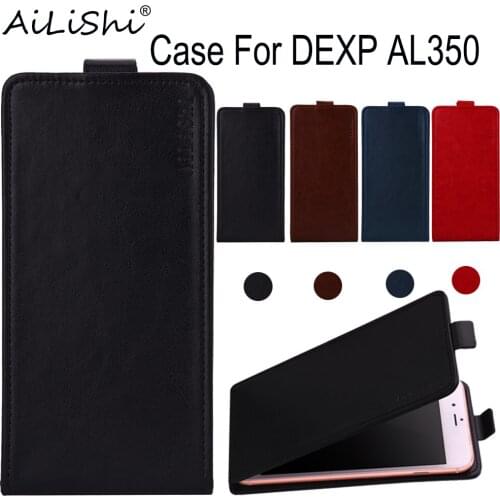 AiLiShi Case For DEXP AL350 Luxury Flip Top Quality PU Leather Case DEXP Exclusive 100% Phone Protective Cover Skin+Tracking