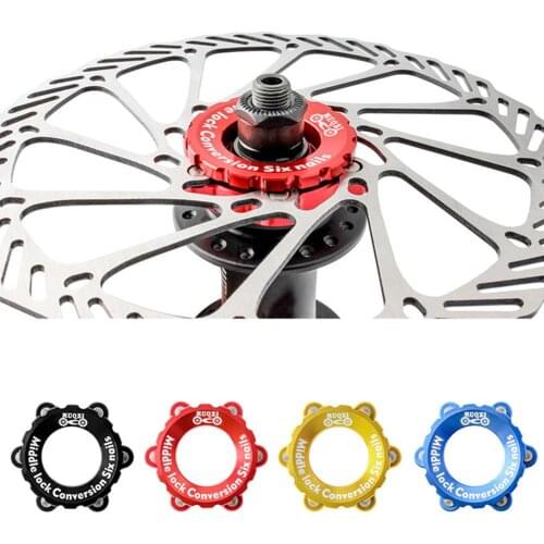 Bike Cycling Centerlock To 6-hole Adapter Bicycle Disc Brake Center Lock Conversion 6 Bolt Rotors For Mtb Rode Bike Accessories