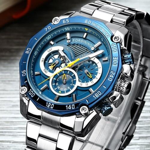 Relogio Masculino Mens Watches Top Brand Luxury Automatic Mechanical Watch Men Full Steel Business Waterproof Sport Watches