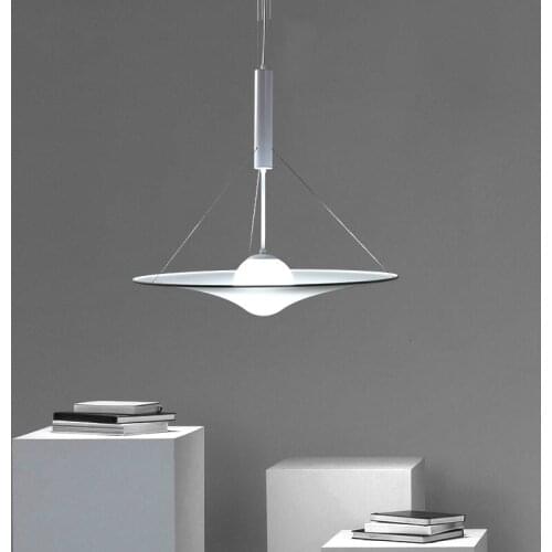 E27 Simple LED Pendant Light For Bedroom Bedside Glass Ball Lighting Hanging Fixtures Nordic White Designer Hotel Pendant Lamp