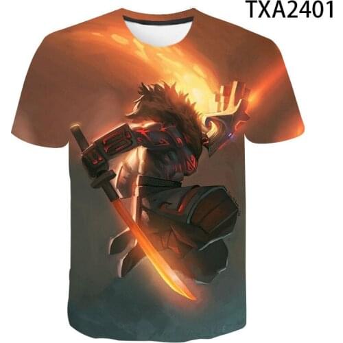 Summer Style Tops Men Women 3D Print T Shirt Game Dota 2 2021New 3D T-shirt Casual Harajuku Tops Boy Girl Kids Streetwear Tee