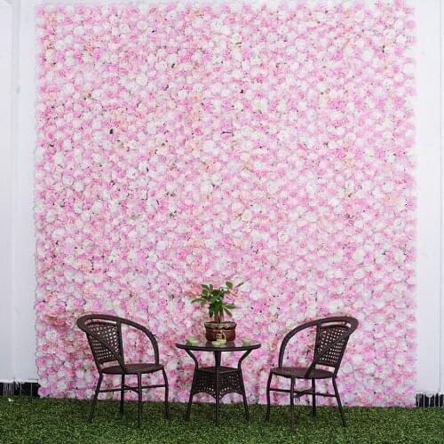 Artificial Flower Wall Panel Plants Wedding Party Home Studio Wall ing Beautiful Flower Wall For Background Decoration