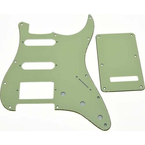 KAISH Mint Green ST Style HSS Guitar Pickguard Scratch Plate,Trem Cover, Screws