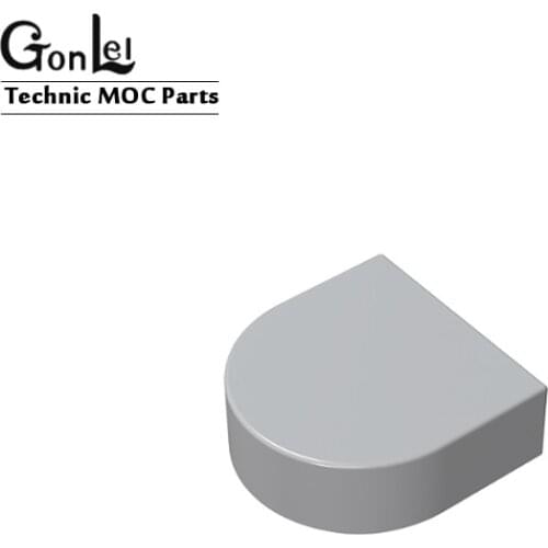 50Pcs/lot MOC Tiles Round and Curved Tile 1x1 Half Circle 24246 Element MOC Building Blocks Brick LOGO Enlighten DIY Toys Gifts