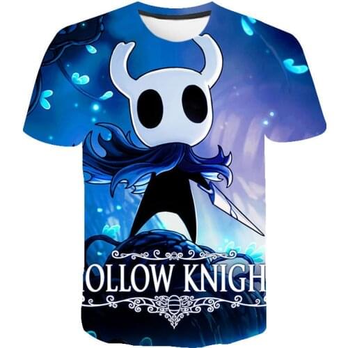 2021 New 3D T Shirt Hollow Knight Men Women Children Casual Streetwear Boy Girl Kids Printed T-Shirt Fashion Summer Tops Tee