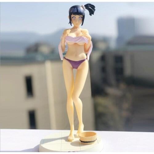 New Arrival 25CM Anime Hyuga Hinata Swimsuit Action Figure Collection Decoration In Retail Box