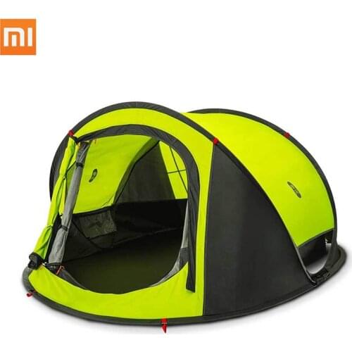 Xiaomi outdoor camping tent integrated speed open 3-4 people beach tourism fishing ultra light automatic pop-up tent