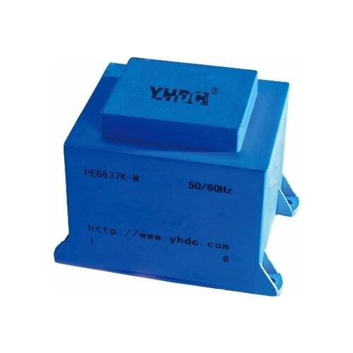 PE6637K-M 60VA 220V/6V encapsulated transformer PCB mounting transformer